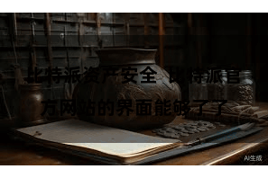 比特派资产安全  比特派官方网站的界面能够了了